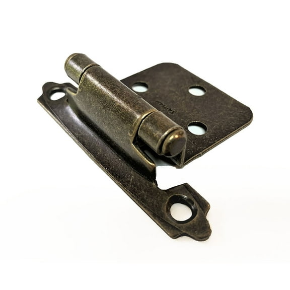 Wood Technology Hinge, 10 Pack, Semi-Concealed Self-Closing for Overlay Doors