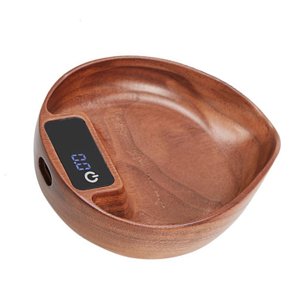 Wood Texture Coffee Weighing Tray Coffee Scale Kitchen Scale for Coffee Powder