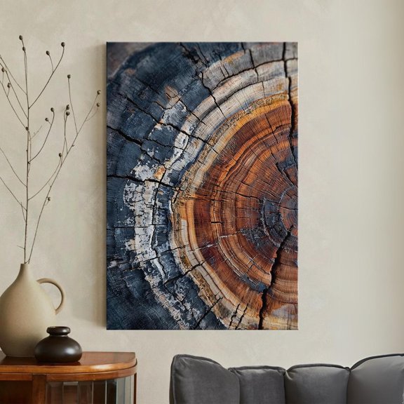 Wood Texture Earth Tone Poster, Unframed Paper Poster 8x10in