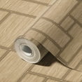 thumbnail image 1 of Wood Textured Wallpaper, Cream Luxury Wallcovering Roll: 41.7”W x 614”H- 177.80 sq ft, 1 of 6