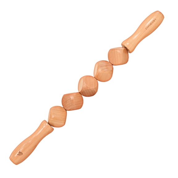 Wood Therapy Massage Tools,5 Cube Cellulite Roller for Waist And Thigh,Multi-Functional Body Lymphatic Drainage Massager for Muscle Tension