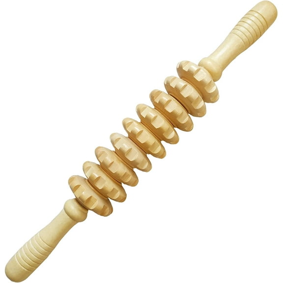 Wood Therapy Massage Tools Manual Massage Roller Stick for Body Sculpting, Maderoterapia Kit-Massager for Muscle Pain Relief, Fascia, Cellulite