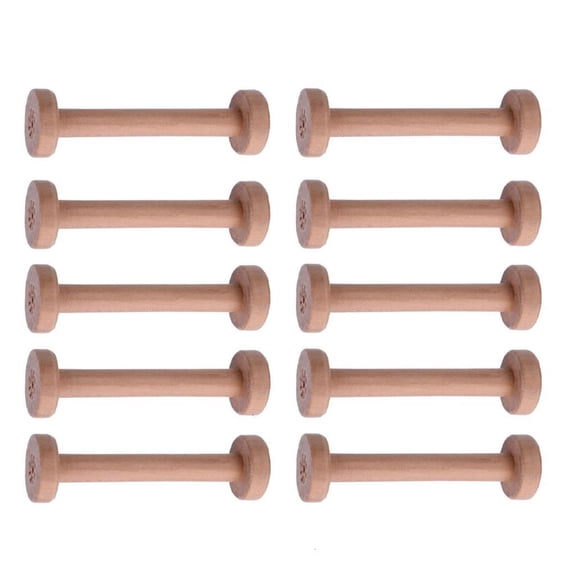Wood Thread Spools Embroidery Thread Spool Wood Thread Winders for Sewing Thread