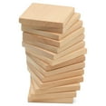 thumbnail image 1 of Wood Tiles, 2 x 2 Inch, Pack of 10 Blank Wood Squares for Crafts, Wood Burning, Laser Engraving, and DIY, by Woodpeckers, 1 of 6