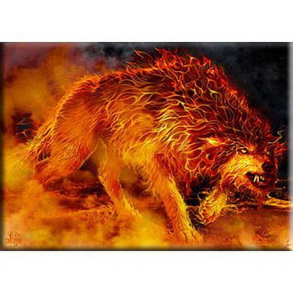 Wood Tom Fire Stalker, Officially Licensed Original Artwork, MAGNET - 2.5" x 3.5"