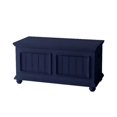 thumbnail image 1 of Wood Top Storage Trunk, Blueberry, 1 of 1