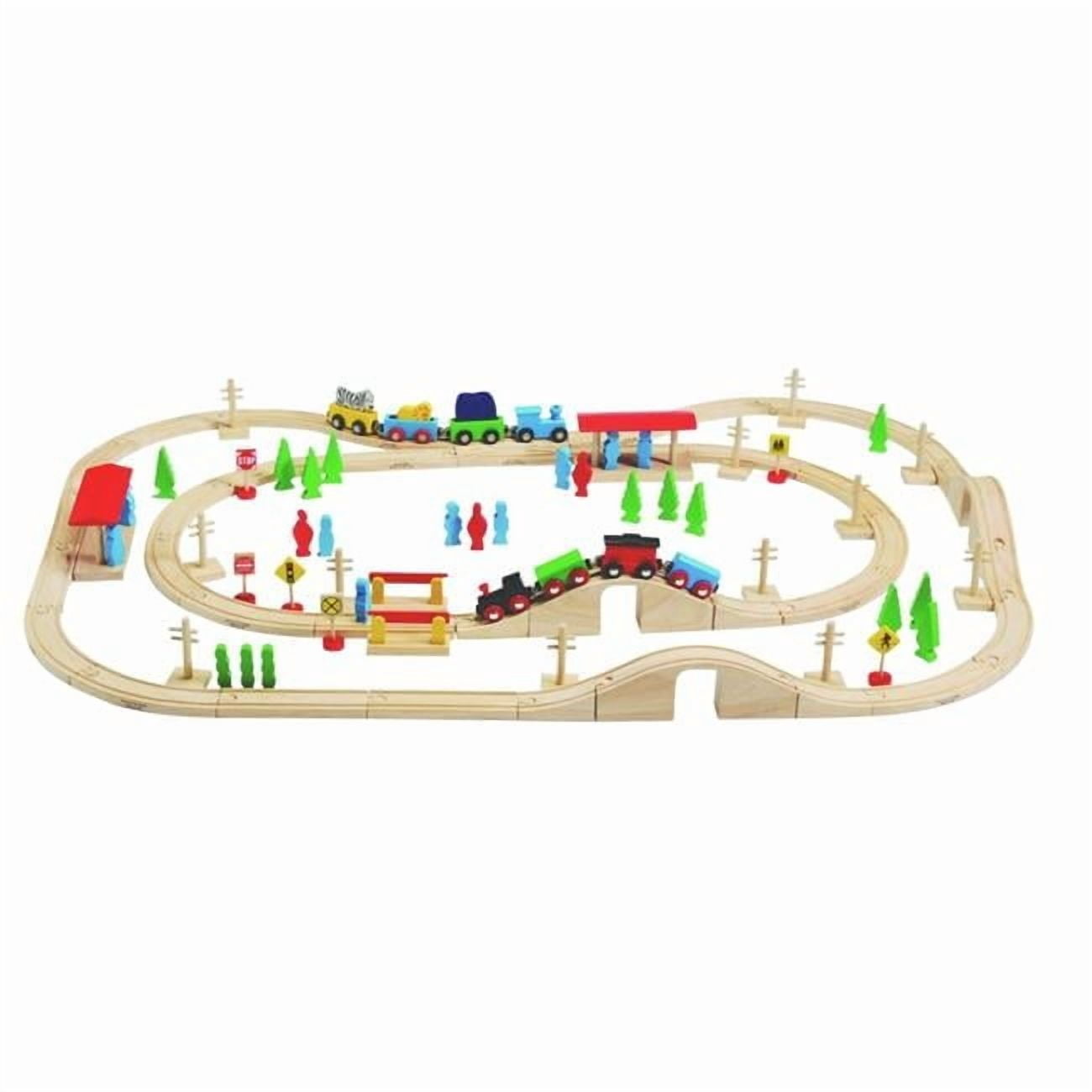 Rail Set Wood Train Set - Walmart.com
