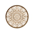 thumbnail image 1 of Wood Tray Jewelry Plate Flat Round with Flower Flower 300mm DIY, 1 of 7