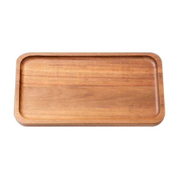 Wood Tray | Rustic Wood Organizer Tray for Kitchen Coffee Bar Home Decor Gift