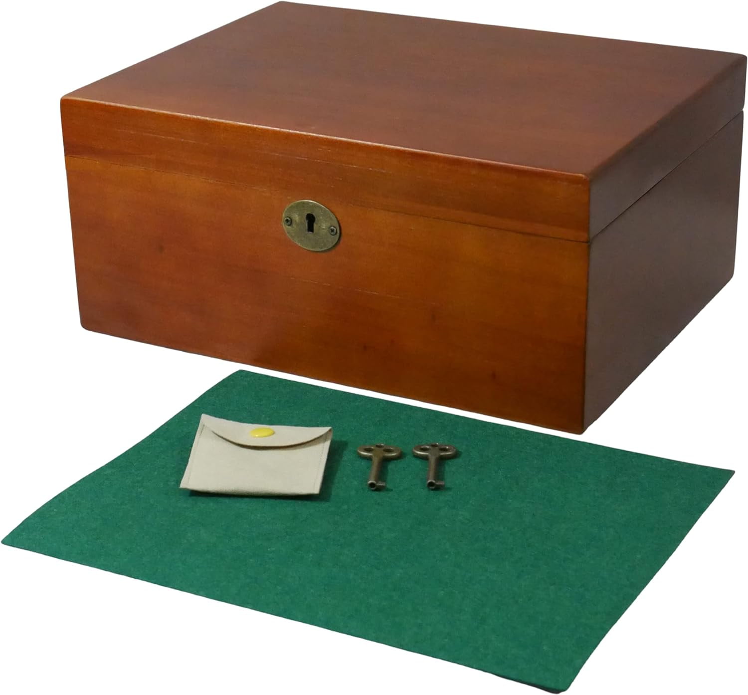 Wood Treasure, Keepsake, Memory Box Large, 11X8.5X5in Acacia