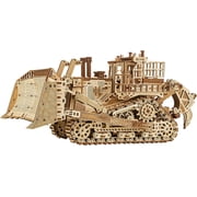 Wood Trick Terrain Titan - Rides up to 10ft - 19x11  - Moving Blade & Rear Hook - 3D Wooden Puzzles for Adults to Build - Engineering DIY Models for Adults to Build