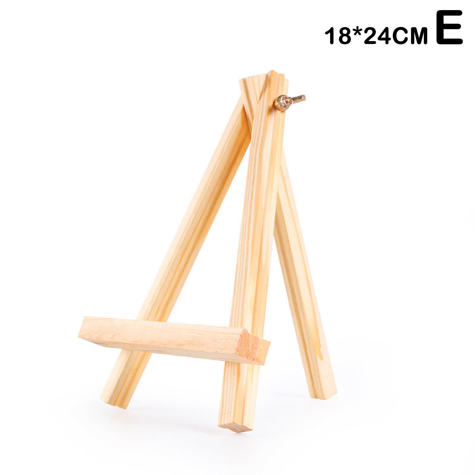 Mini Canvas and Natural Wood Easel Set Party Decoration Traveling Landscape  Draw 