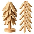 thumbnail image 1 of Wood Trivet Tree,Natural Tree Trivet Set,Wood Tree Trivet Set, Natural Tree Trivet Set Wooden Trivets & 1 Stand Like A Christmas,Foldable Kitchen Wooden,For Hotdishes Pot Bowl Teapot Hot Pot Holder, 1 of 7