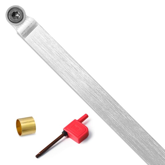 Wood Turning Chisel Tool Bar with 8.9mm Round Carbide Insert Aluminum Handle Not Included