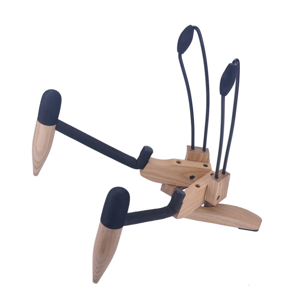 Wood Ukulele Stand Small Guitar Floor Stand for Ukulele, Violin, Mandolin
