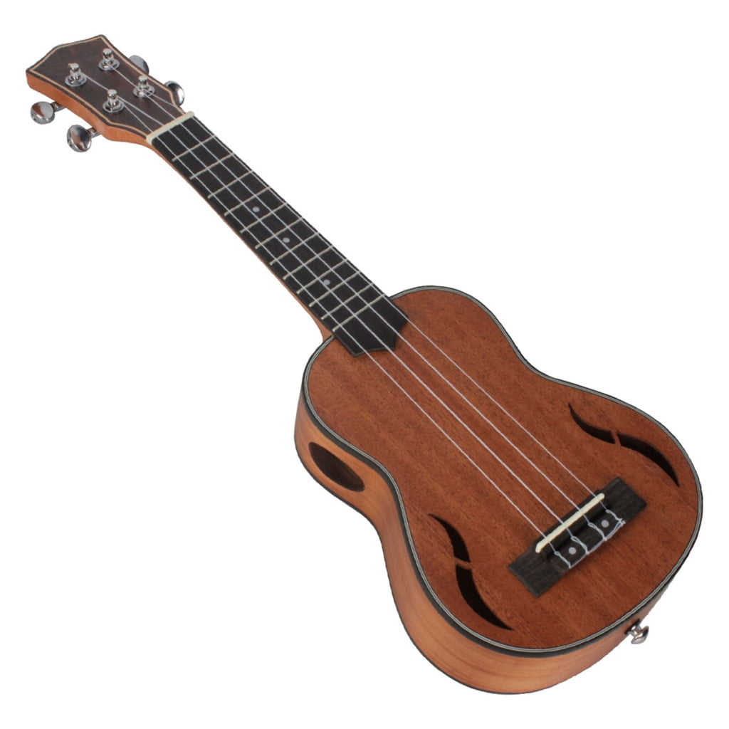 Wood Ukulele for Beginners 21 Inch Wood Ukelele Kits for KidsAdu1tStudent Starter Professional Ukulele Set with Bag