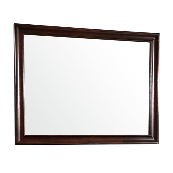 Wood Veneer Mirror for Clear Vision / Transitional Design for Modern Home