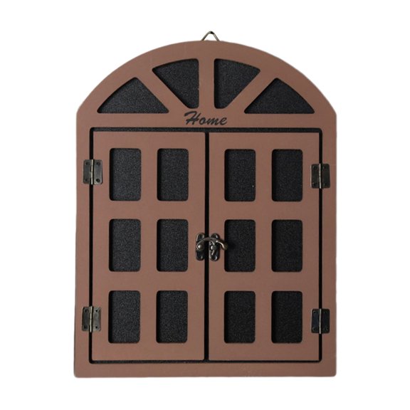 Wood Wall Hangings Pendants False Window Blackboard Message Board Wall Home Hangings Decorations for Farmhouses Livingrooms