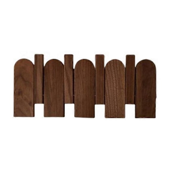 Wood Wall Mounted Coat Rack with Hidden Decorative Hook Clothes Hat Key Hanger Closet for Living Room Furniture A