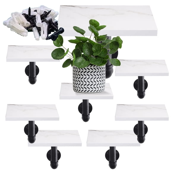 Wood Wall Mounted Floating Shelves Storage Shelving For Living Room, Dining Room, Office, Bedroom