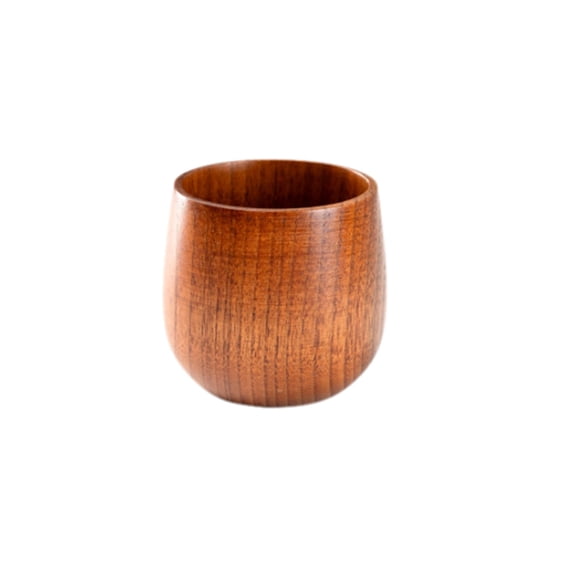 Wood, Wood Finish, Craft Wood, 3.2X3 In, Tea Cup, Heat Retention, Morning Brew, Deep Walnut Hue, 1 Pc, Craft Drinkware