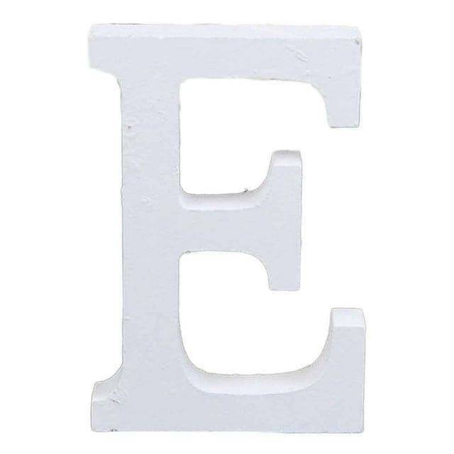 Wood Wooden Letters White Alphabet Wedding Birthday Party Home