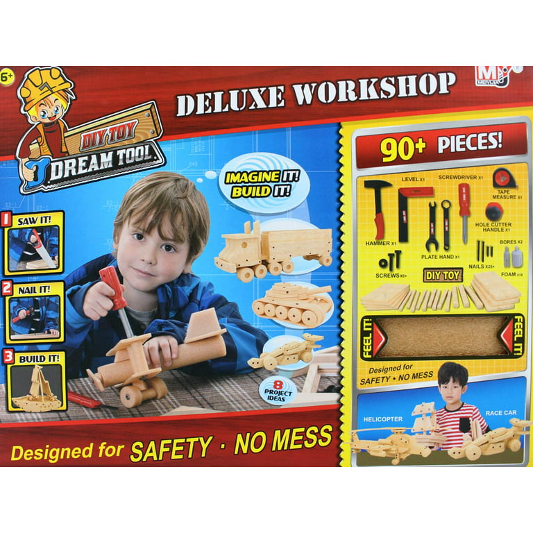 Wood Workshop Kit For Kids Craft Kit Construction Toy