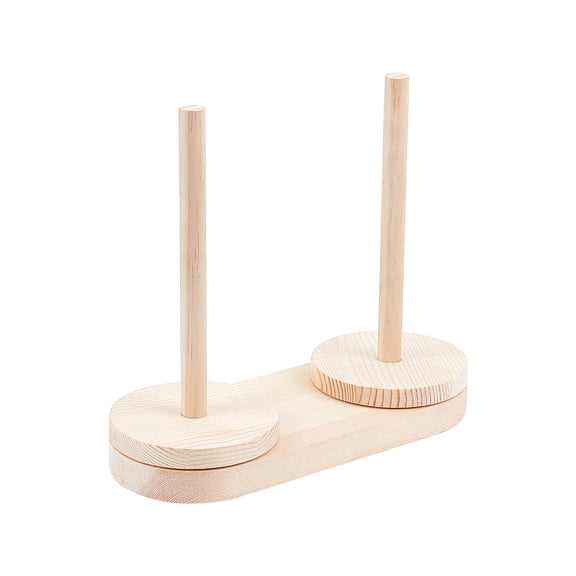 Wood Yarn Holder with Twirling Mechanism Classic Wooden Yarn Spinner Yarn Spool Holder Knitting Yarn Holder Wheat Thread Holder Sewing
