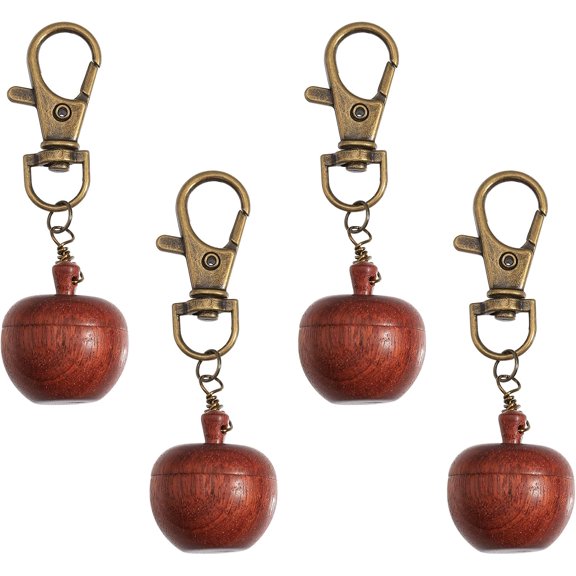 Wood box Jewelry Pendant Decoration with Alloy Swivel Lobster Claw Clasps Antique Bronze 70mm 4pcs/set