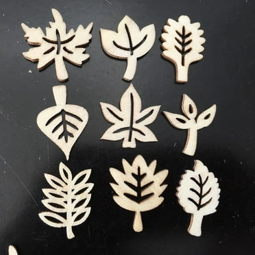 Wood chips thin decoration dozens of styles material shape hollow mixed wood chips  Cieatiam