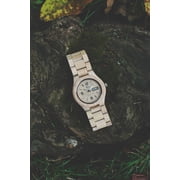 Wood craft- Wood art - Wood wristwatch-Wooden watch-Handmade watch-Anniversary gift -Mens- Womens watch - Unisex watch- Personal Message Laser Engraving - Alpha II Series 2