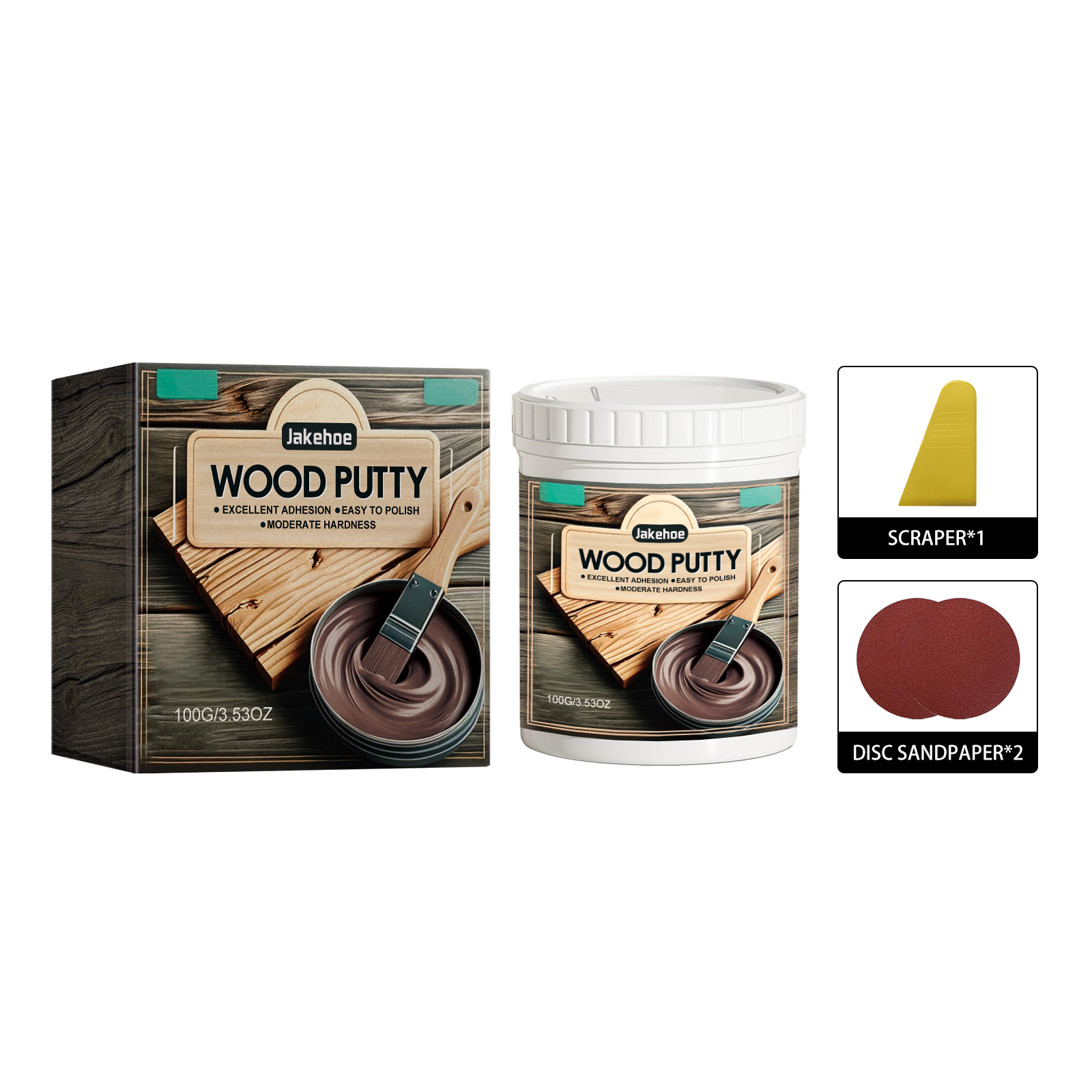 Wood filler, wooden furniture, floor repair paste, desk scratch