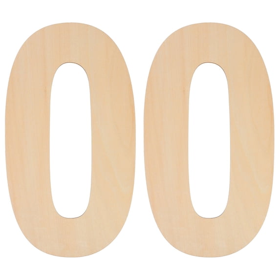 Homoyoyo Khaki Wood Number Signs for Home, Office, and Outdoor Use - Decorative Number Plaques for Walls and Doors
