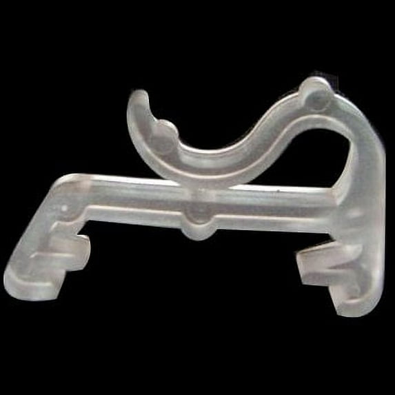 Wood or Faux Blind Single Slat Valance Retainer Clips 30 Pack Clear