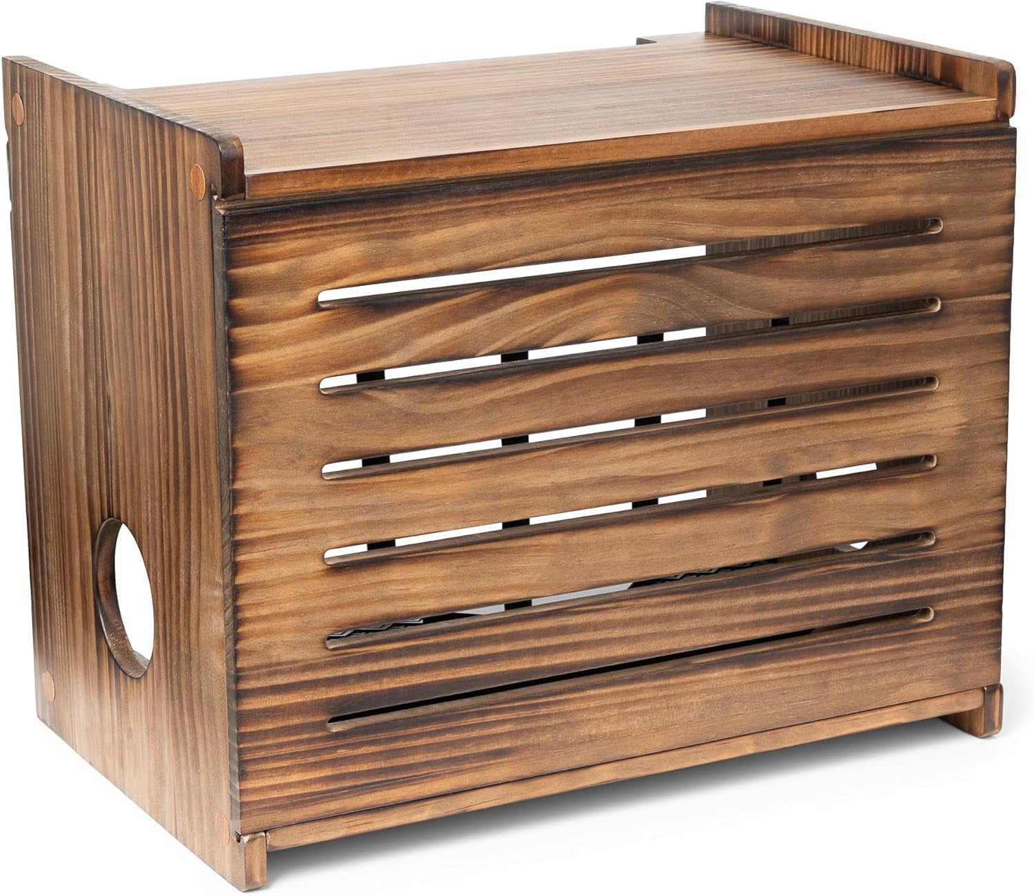 Wood outer Shelf Projector Shelf Projector Stand Router Storage Box ...