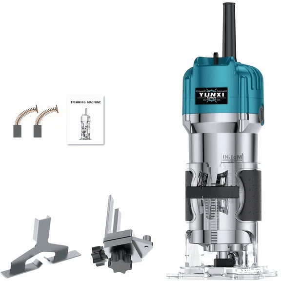 Trimmer, Woodworking Router, Electric Handheld Edge Trimmer, Includes A Router Bit And Edge Trimming Guide, Ideal For Woodworking And Projects