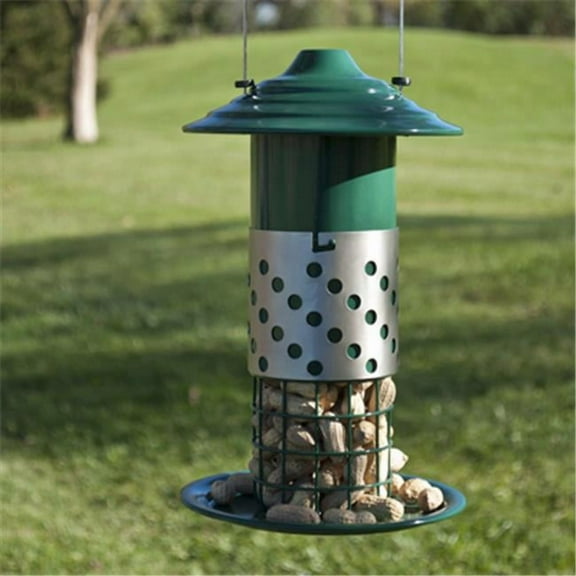 WoodLink Green Mealworm Bird Feeder 1.65 lb Capacity