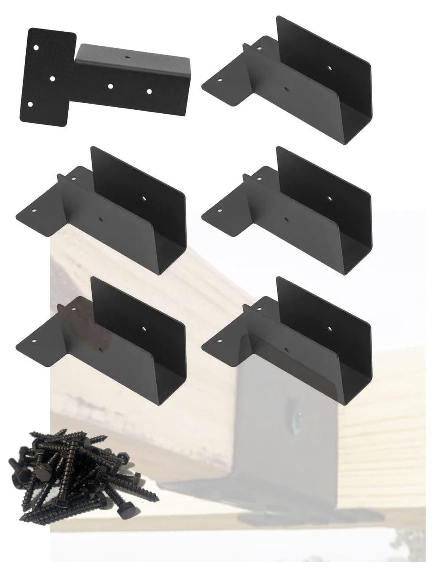 WoodMate 42061 Outdoor Pergola Rafter Bracket Joist Hanger Deck Railing ...