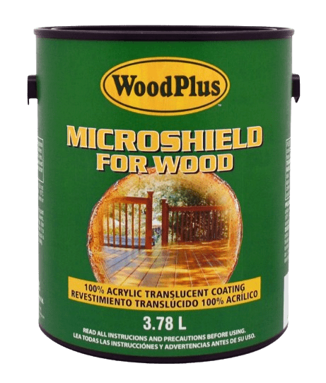 WoodPlus MicroShield for Wood Decks, Railings, Docks and Piers 1 Gallon ...