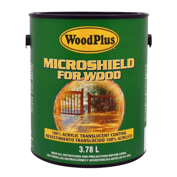 WoodPlus MicroShield for Wood Decks, Railings, Piers Docks and Boat Houses