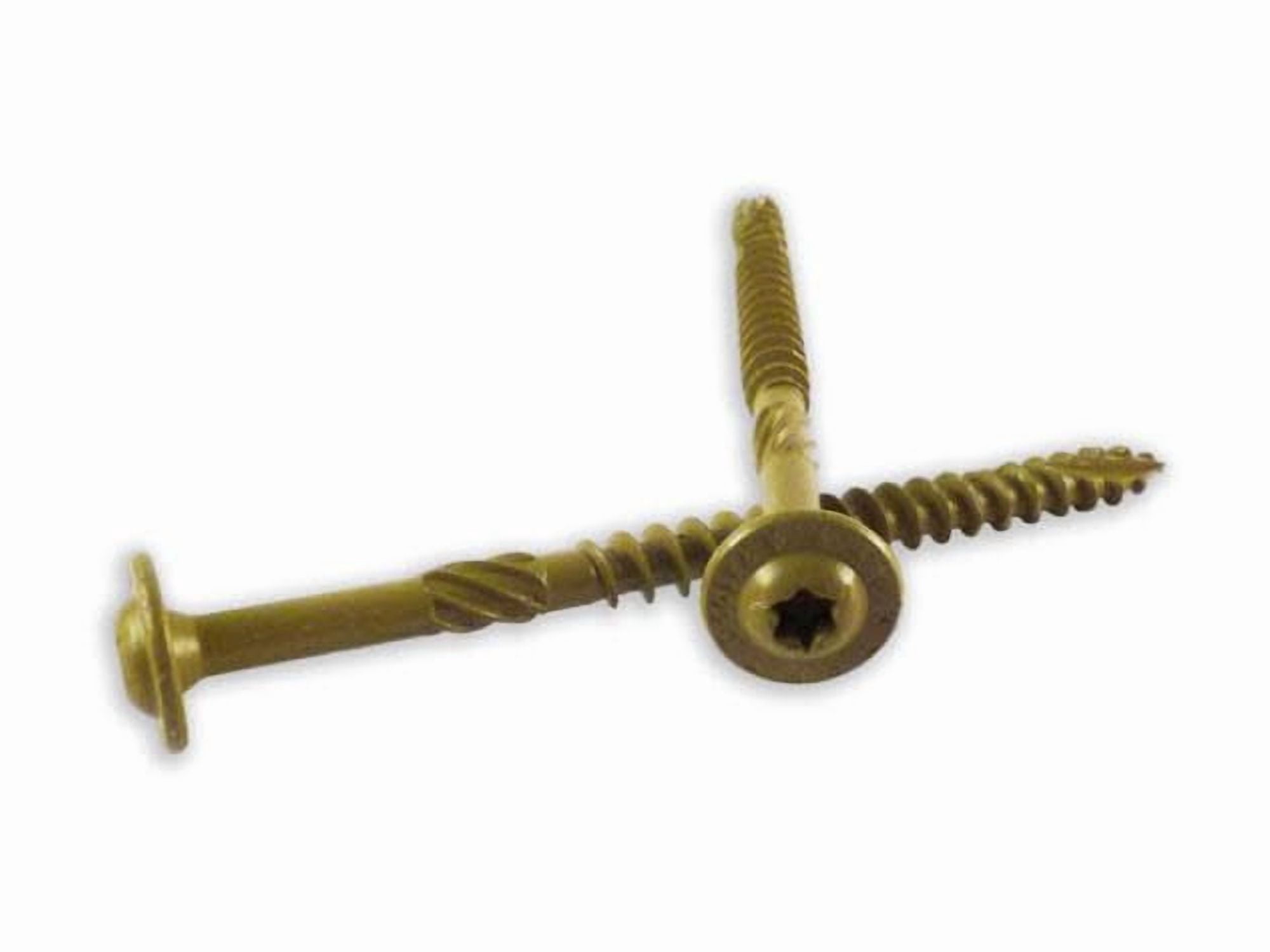 B&C Eagle WoodPro Exterior Wood Screws – 5/16" X 5-1/8", Round Washer Head, T-30 Star Drive, 250-Pack, PPG 1500-Hour Coating
