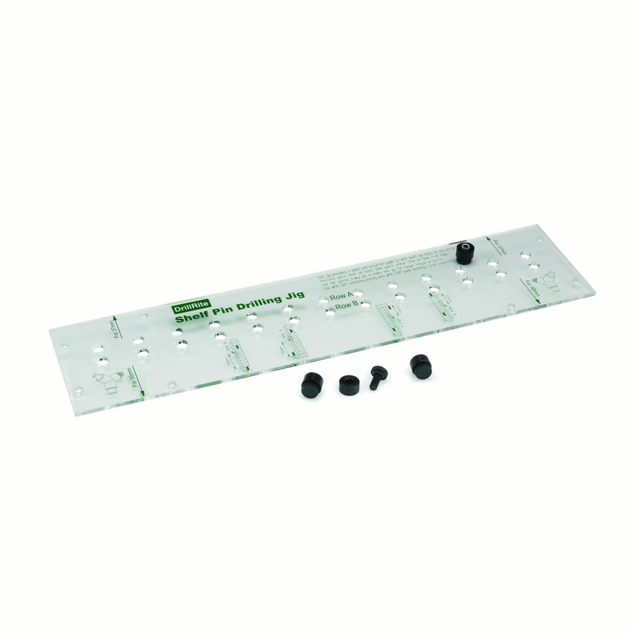 WoodRiver 13Hole 32mm Spacing Shelf Pin Jig