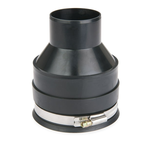 WoodRiver Dust Connection 4" to 2-1/2" TPR Quick Connect Hose Adapter