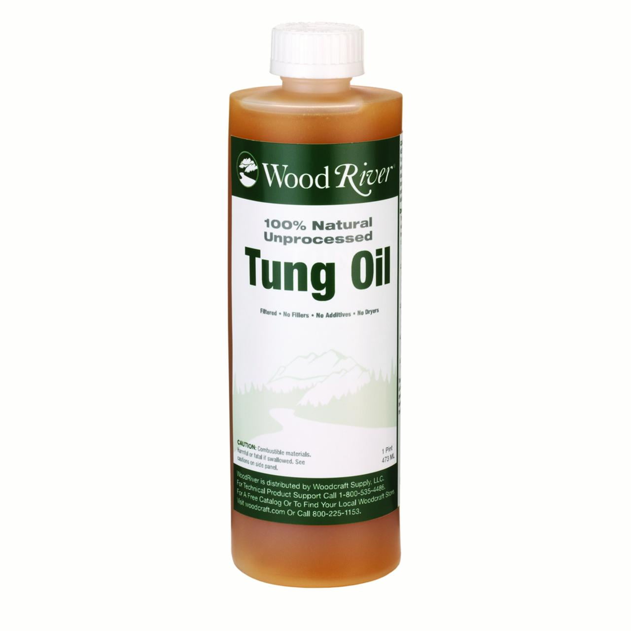 WOODRIVER Pure Tung Oil Pint - Walmart.com