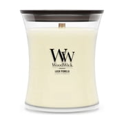 WoodWick 9.7 oz Medium Hourglass Scented Candle, Lush Pomelo, Off-White