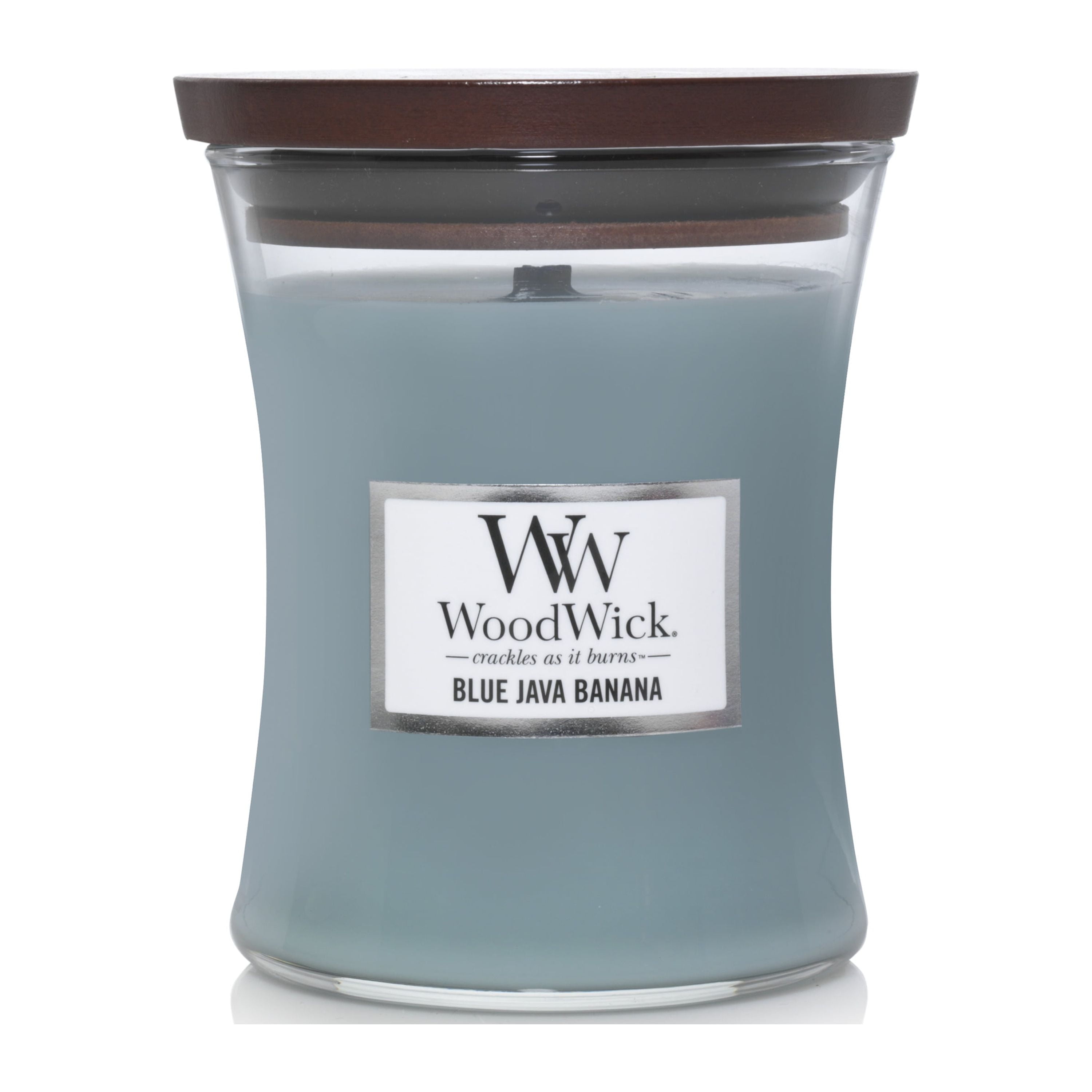 Java Candle WoodWick Blue Java Banana Medium Hourglass Candle - Walmart.com