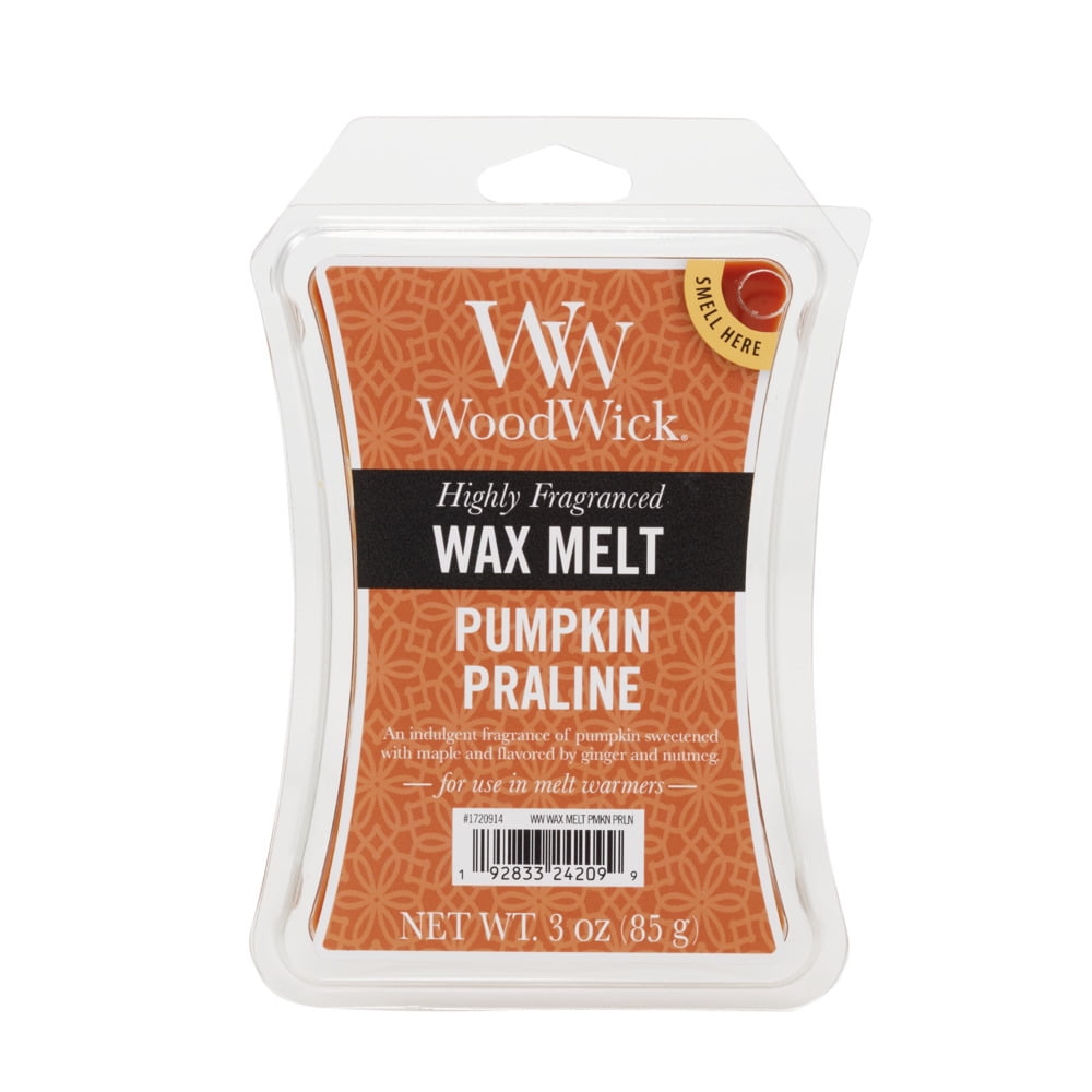 WoodWick Candle Pumpkin Praline - Wax Melt 3.0oz