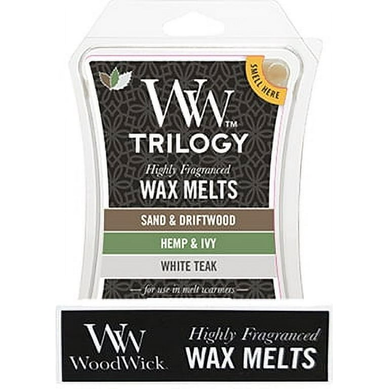 4 New~WoodWick Wax Melts, Large 3 oz ~ Use In Warmer ~ Plus extra
