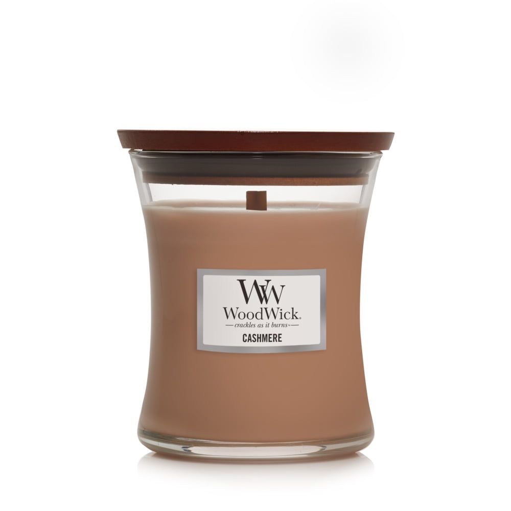 WoodWick Cashmere Medium Hourglass Candle