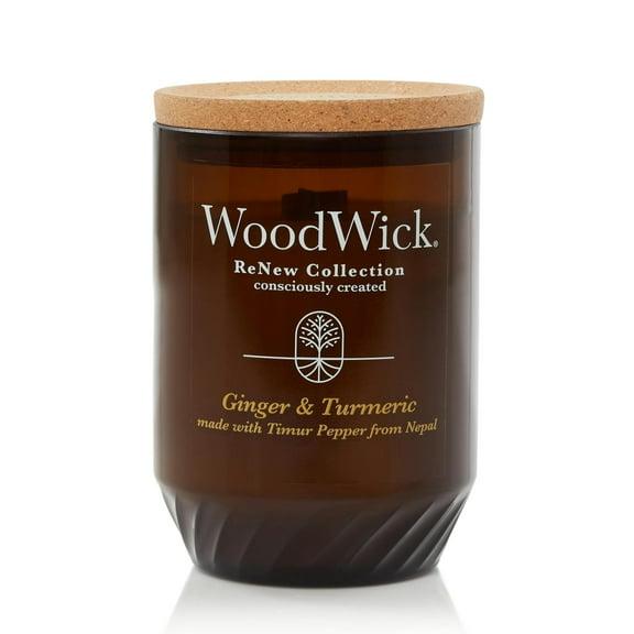 WoodWick Ginger & Turmeric Renew Candle- Large